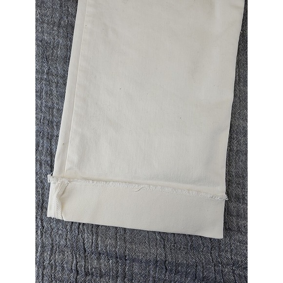 Banana Republic Girlfriend Jean Womens 33 White High Rise Skinny Denim Casual - Picture 5 of 11